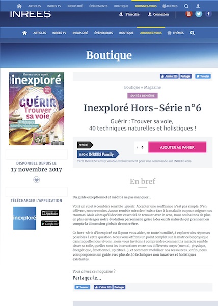 INREES Inexploré Hors Série n6