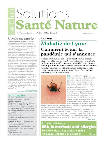 couvertureclubsantenature mars2019 byebyeallergies