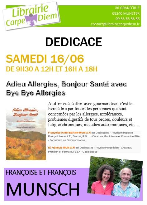 dedicace du livre adieu symptoms bonjour sante à la librairie carpe diem 